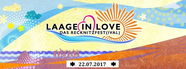 Party Flyer: Laage in Love - Das Recknitzfestival am 22.07.2017 in Laage
