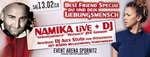 Du & dein Lieblingsmensch - Namika live + DJ am Samstag, 13.02.2016